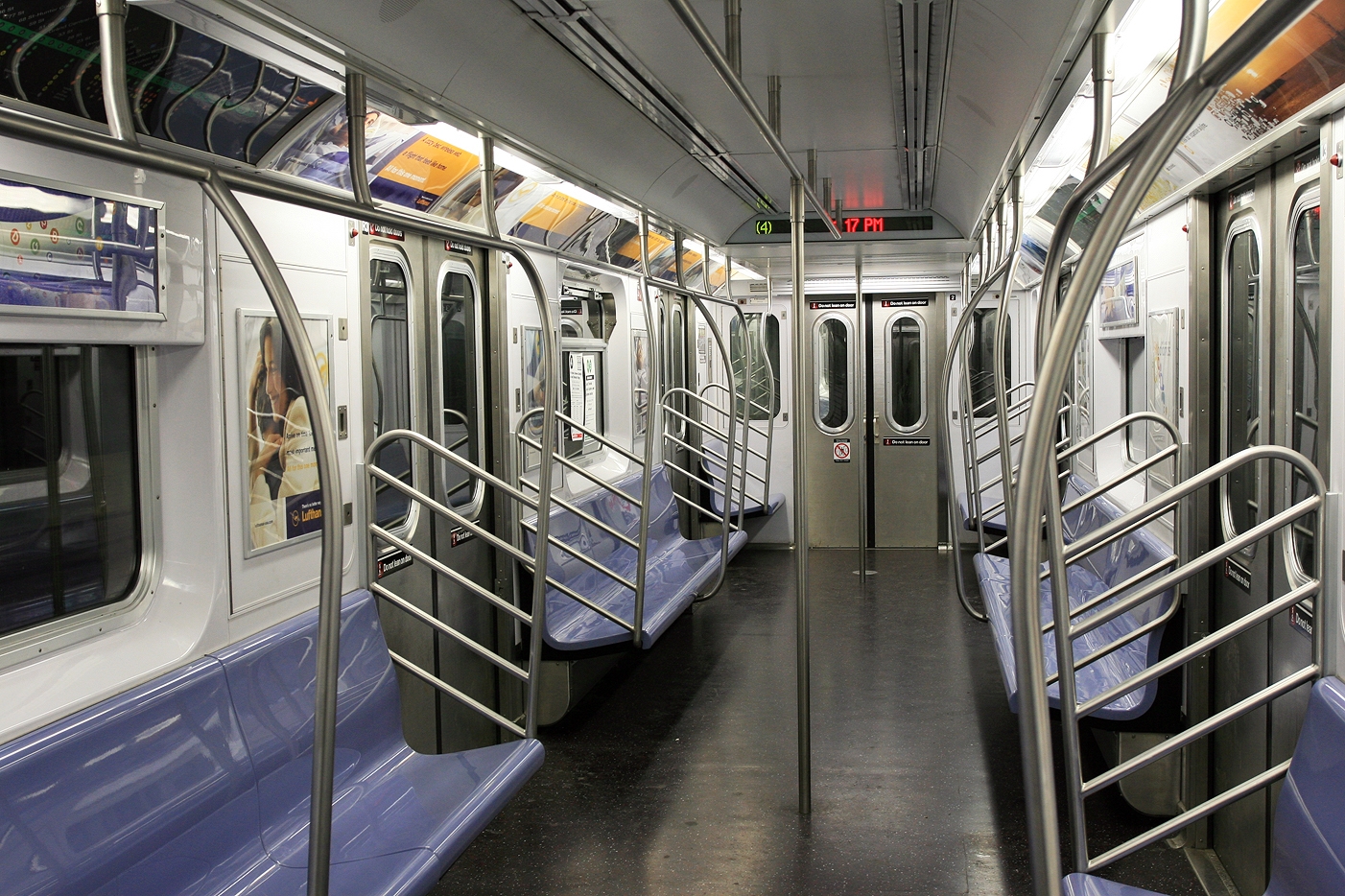 Empty Subway NYC