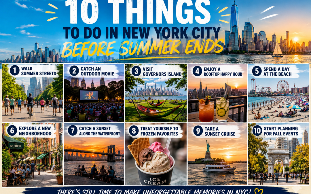 10 Things to Do in New York City Before Summer Ends