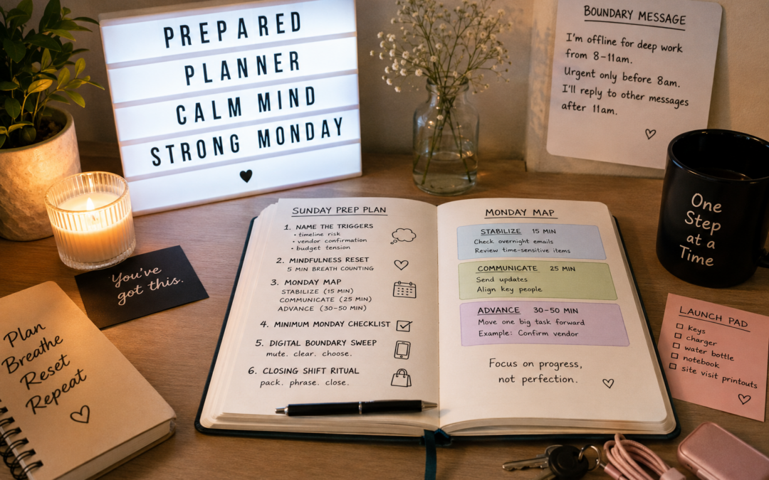 How Event Planners Can Conquer Sunday Scaries and Own Monday